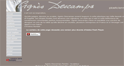 Desktop Screenshot of agnesdescamps.com